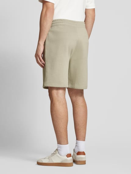 Tom Tailor Denim Relaxed fit sweatshorts in een katoenmix in joggerstijl Beige - 5