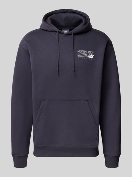 New Balance Relaxed Fit Hoodie aus Baumwoll-Mix Modell 'REIMAGINED' Marine 1