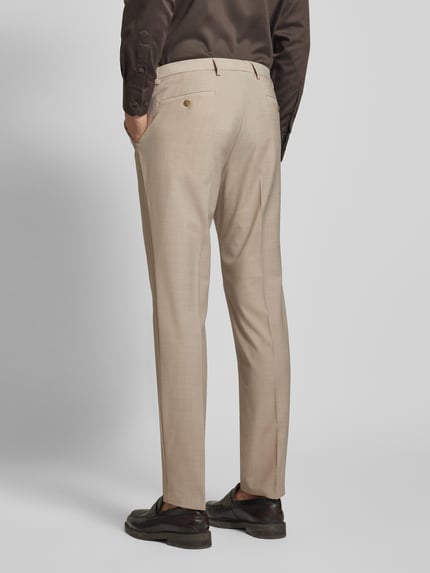CG – CLUB of GENTS Anzughose aus reiner Viskose Modell 'Cedric' Beige 5