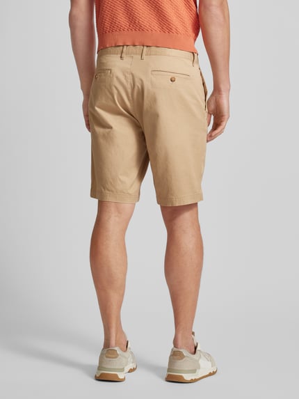 Michael Kors Korte regular fit broek met riemlussen Kaki - 5