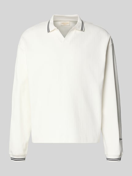 Gebreid poloshirt van puur katoen Model 'JORNIAGARA' Shop The Look MANNEQUINE