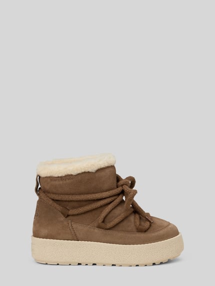 Marc O'Polo Boots aus Rindsvelours mit Warmfutter Modell 'PIA 10' Beige 2