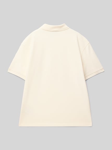 Tom Tailor Regular fit poloshirt van puur katoen Offwhite - 3