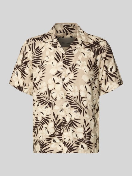 ONLY & SONS Regular Fit Freizeithemd aus reiner Viskose Modell 'DASH' Mittelbraun 2