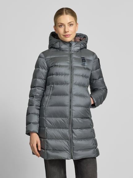 Blauer USA Lange donsjas met verwarmende vulling model 'AGNES' Antraciet - 4