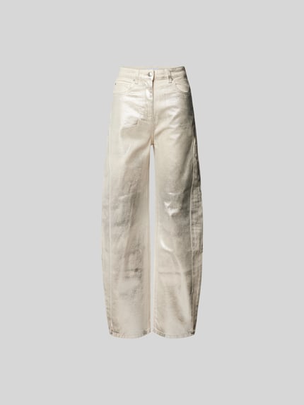 Stoffen broek met 5-pocketmodel Shop The Look MANNEQUINE