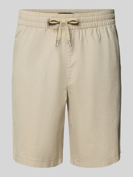 Shorts aus Leinen-Baumwoll-Mix Modell 'barton' Shop The Look MANNEQUINE