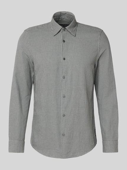 Marc O'Polo Regular Fit Freizeithemd aus hochwertiger Baumwolle Eisblau 2