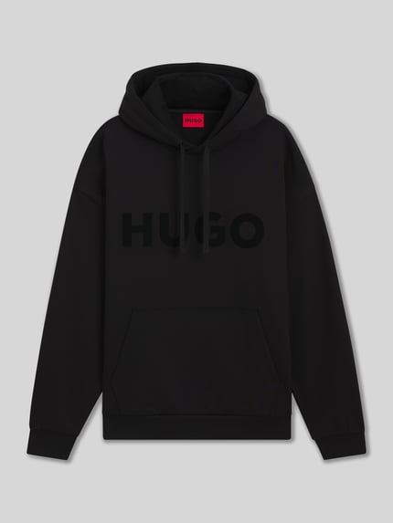 HUGO Oversized Hoodie aus reiner Baumwolle Modell 'DITCHLE' Black 2