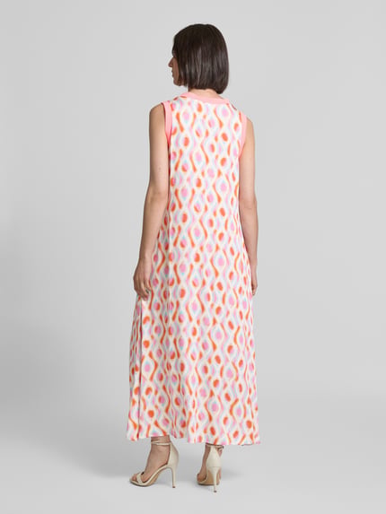 Emily Van den Bergh Midikleid mit breiten Trägern Offwhite 5