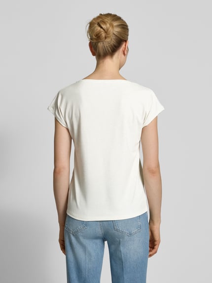 b.young T-shirt met ronde hals, model 'PALUREXI' Offwhite - 5