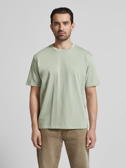 Lindbergh Oversized T-Shirt mit Rundhalsausschnitt Gruen 4