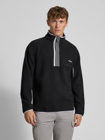 Columbia Sweatshirt mit Stehkragen Black 4