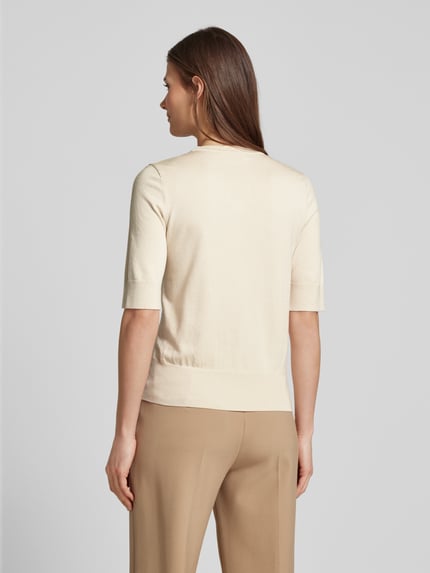 someday. Strickpullover mit gerippten Abschlüssen Modell 'Tsumi' Sand 5