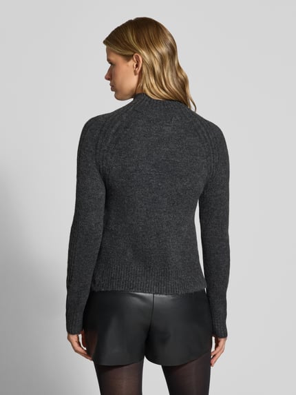 Pepe Jeans Regular Fit Pullover mit Woll-Anteil Modell 'ASHLEY PERKINS' Dunkelgrau 5