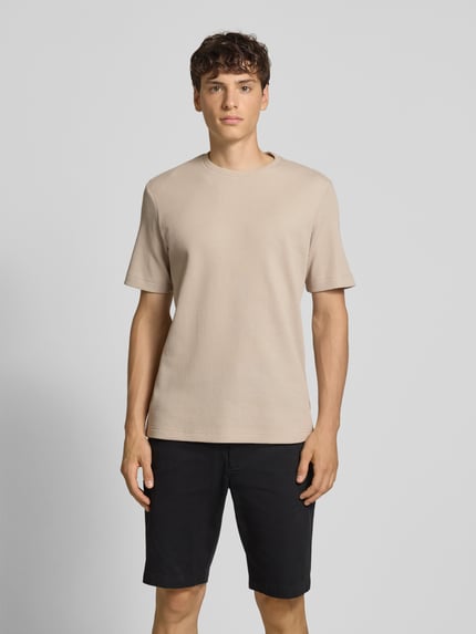 ONLY & SONS Regular Fit T-Shirt mit Waffelmuster Beige 4