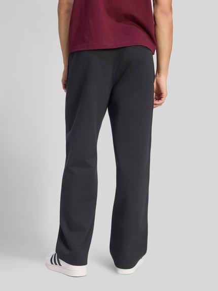adidas Originals straight fit joggingsbroek van katoenmix Zwart - 5