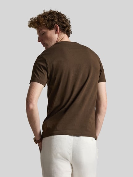 Polo Ralph Lauren Regular Fit T-Shirt aus reiner Baumwolle Mittelbraun 5
