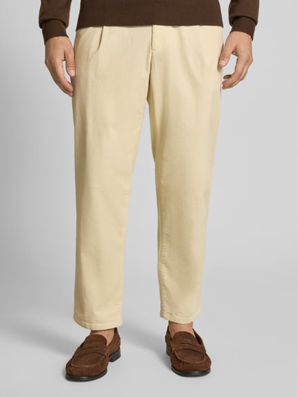 MCNEAL Regular fit corduroy broek met tunnelkoord Kit - 4