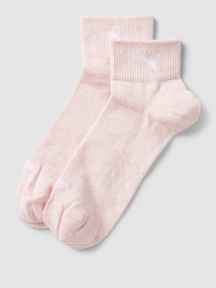 PUMA Socken mit Logo-Print im 2er-Pack Rose Melange 1