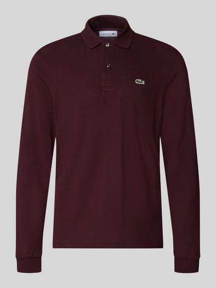 Lacoste Regular Fit Poloshirt aus reiner Baumwolle Bordeaux 2