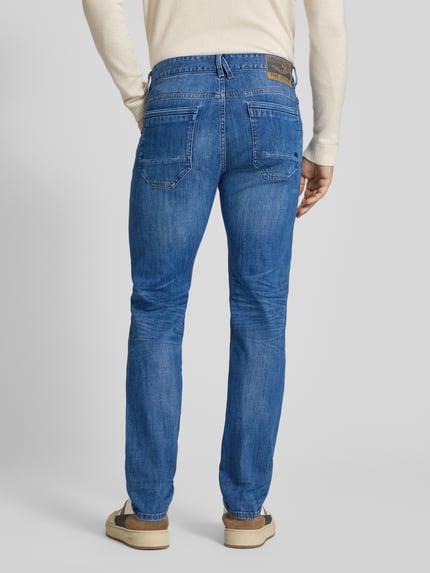 PME Legend Regular Fit Jeans im Used-Look Modell 'Nightflight' Hellblau 5