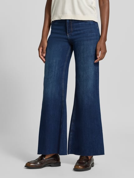 Liu Jo White flared fit jeans van elastische katoenmix Jeansblauw - 4