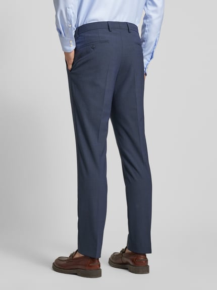 Pierre Cardin Slim Fit Anzughose mit Bügelfalten Modell 'Ryan' Marine 5