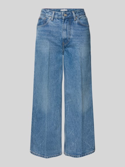 Tommy Hilfiger Jeansy z wysokim stanem z mieszanki bawełny Jeansowy niebieski 2