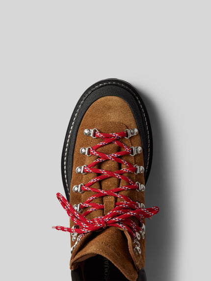 Dsquared2 Buty sznurowane z detalem z logo Beżowy 4