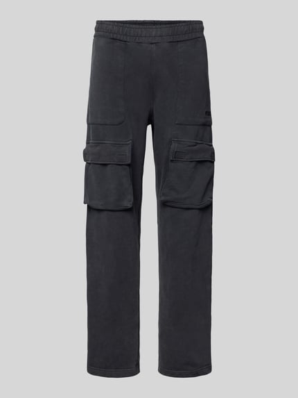 PEGADOR Cargohose mit elastischem Bund Black 2