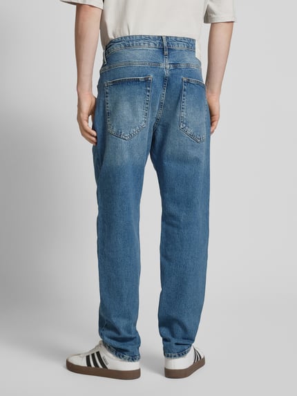 ONLY & SONS Regular Fit Jeans aus Baumwoll-Woll-Mix Modell 'YOKE' Jeansblau 5