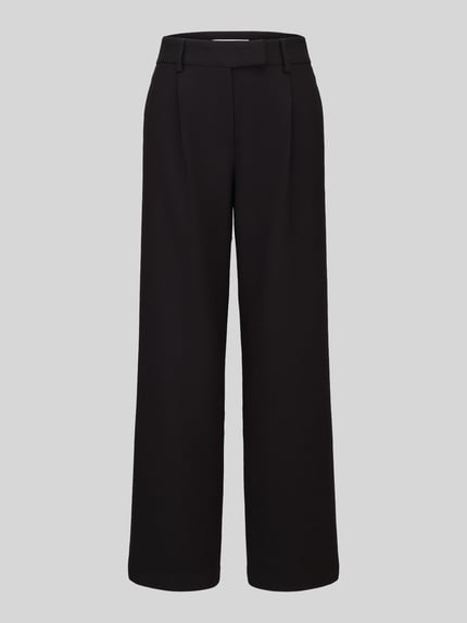 ONLY Wide Leg Anzughose mit Viskose-Anteil Modell 'LINDA' Black 2