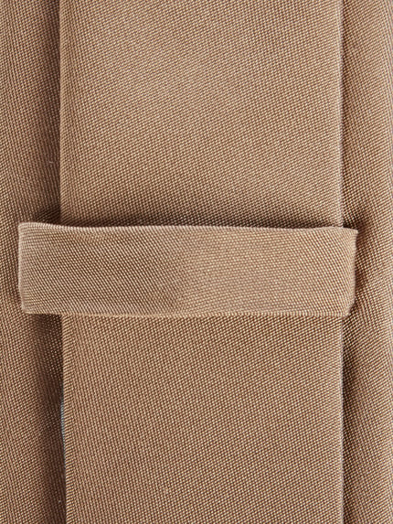 MONTI Krawatte aus reiner Seide (6 cm) Camel 2