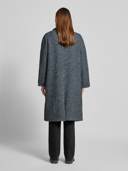 Scotch & Soda regular fit lange jas met wol Antraciet - 5