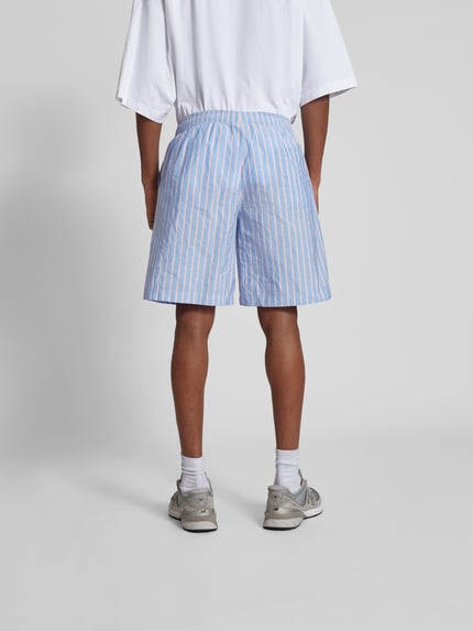 VETEMENTS Short met streepmotief Blauw - 5