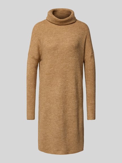 ONLY Strickkleid mit Woll-Anteil Modell 'JANA' Sand Melange 2