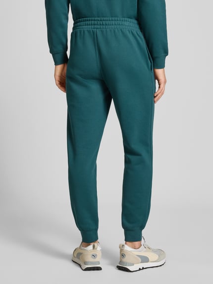 PUMA Performance Sweatpants mit Label-Stitching und elastischem Bund Bottle 5