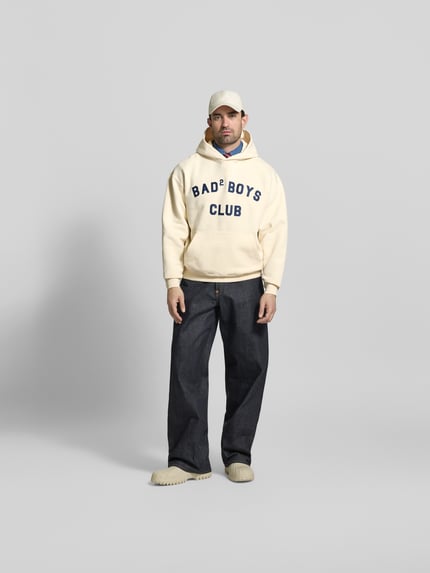 Dsquared2 Regular Fit Hoodie mit Statement-Print Beige 1