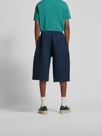 Kenzo Sweatshorts met elastische band Marineblauw - 5