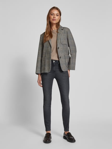 Tommy Hilfiger Skinny fit jeans in 5-pocketmodel Middengrijs gemêleerd - 1