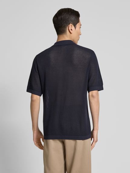 JACK & JONES Premium Freizeithemd mit Knopfleiste Modell 'AARTO' Dunkelblau 5