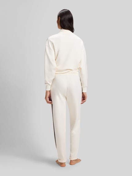 BOSS Pyjama-Hose mit Kontraststreifen Weiss 5