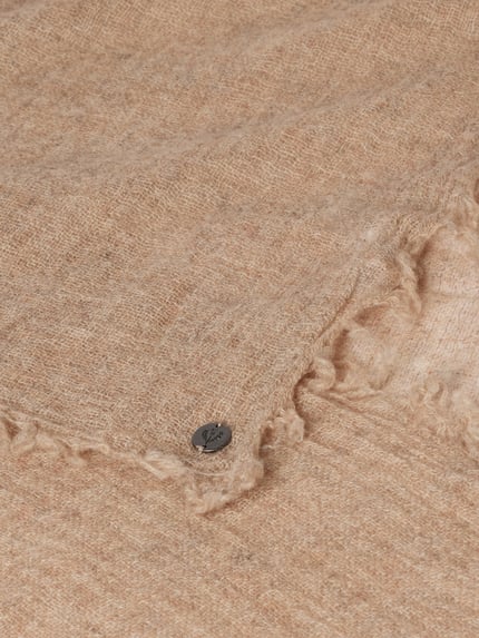 FRAAS Wollen sjaal van zuivere scheerwol Beige - 2
