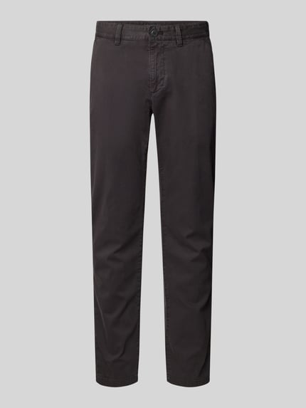 Marc O'Polo Shaped fit chino van katoenmix, model 'STIG' Grafiet - 2