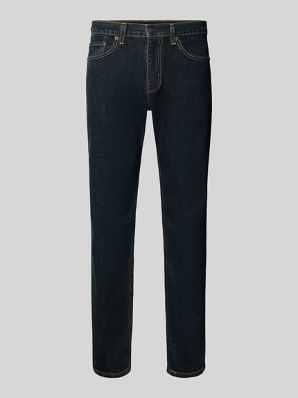 Levi's® Jeansy o kroju regular fit z wpuszczanymi kieszeniami model ‘505™’ Granatowy 2