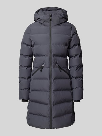 Superdry Regular Fit Mantel in Stepp-Optik Modell 'City' Dunkelgrau 2