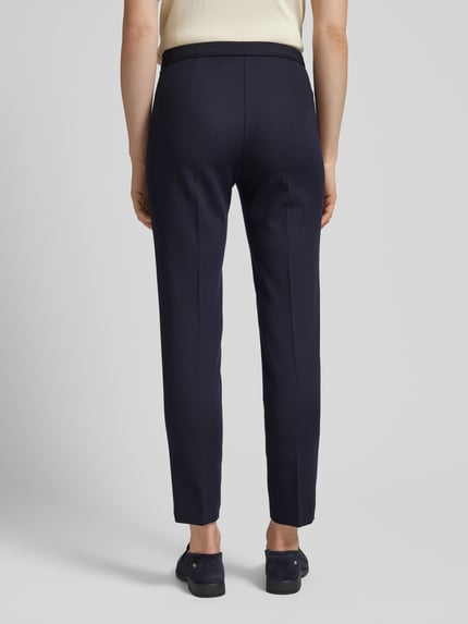 BOSS Stoffen broek met ritssluiting opzij, model 'Tiluna' Marineblauw - 5