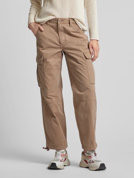 Silver Jeans Cargohose mit aufgesetzten Taschen Taupe 4