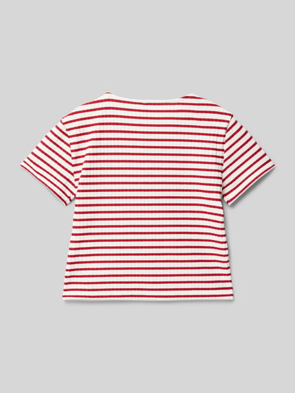 ONLY Regular Fit T-Shirt mit Viskoseanteil Modell 'NELLA' Rot 3